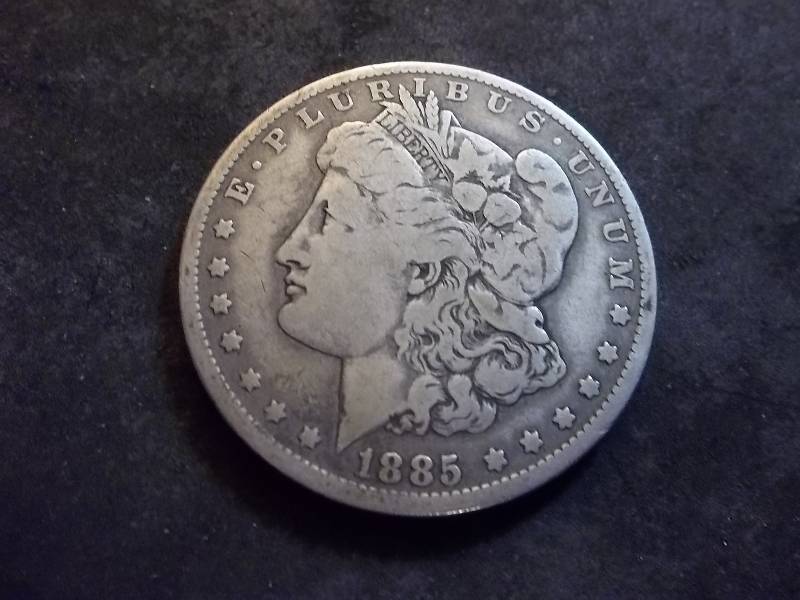 1885 O Morgan Silver Dollar
