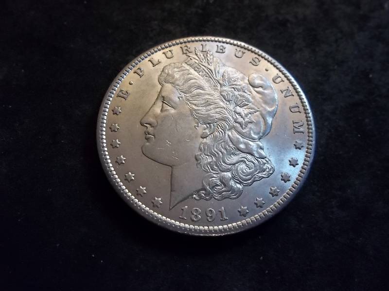 1891 S Morgan Silver Dollar