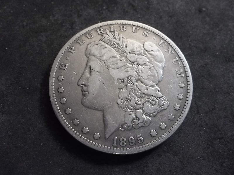1895 O Morgan Silver Dollar