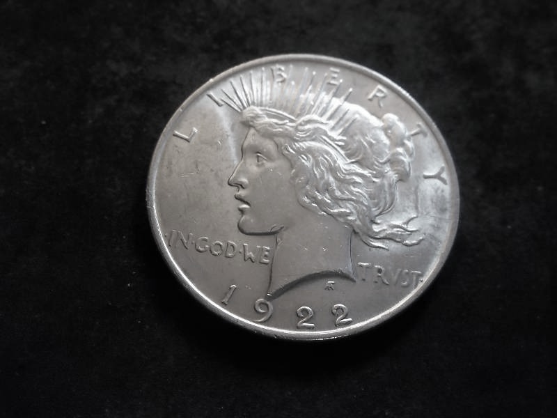 1922  Silver Peace Dollar