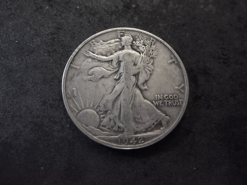 1942 S Walker Half Dollar