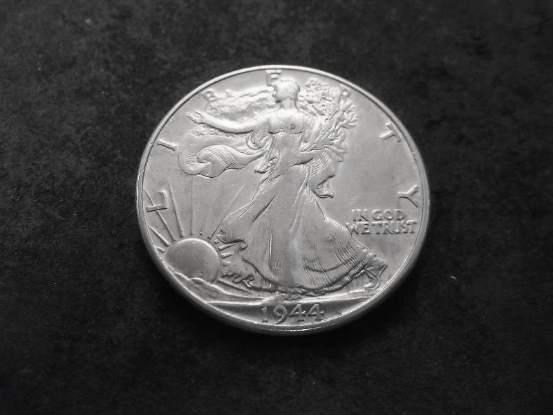 1944 D Walker Half Dollar