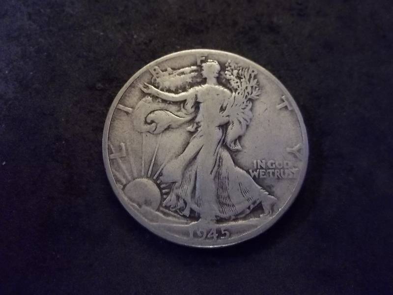 1945 D  Walker Half Dollar