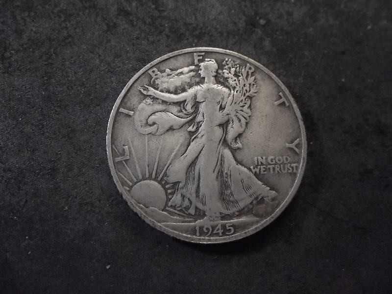 1945 S  Walker Half Dollar