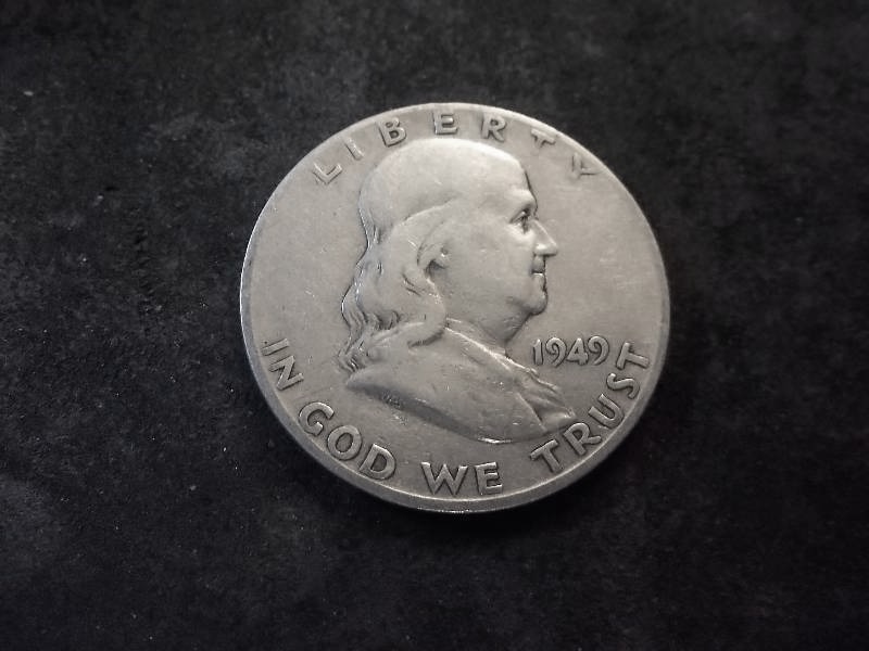 1949 S  Franklin Half Dollar