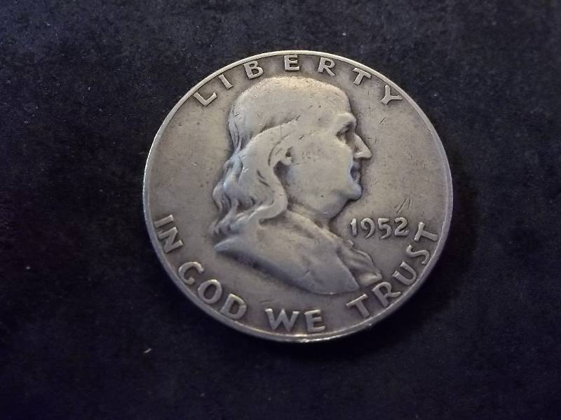 1952 D Franklin Half Dollar