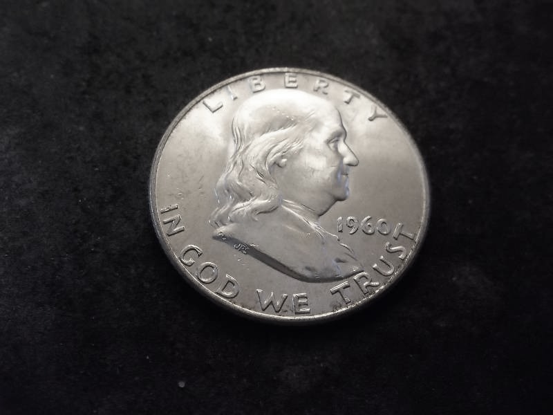 1960 D  Franklin Half Dollar