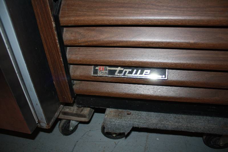 True Three Door Refrigerator, Runs and Cools