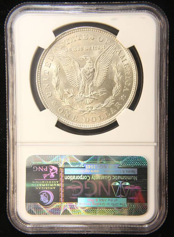 1921 MORGAN SILVER DOLLAR MS62 NGC