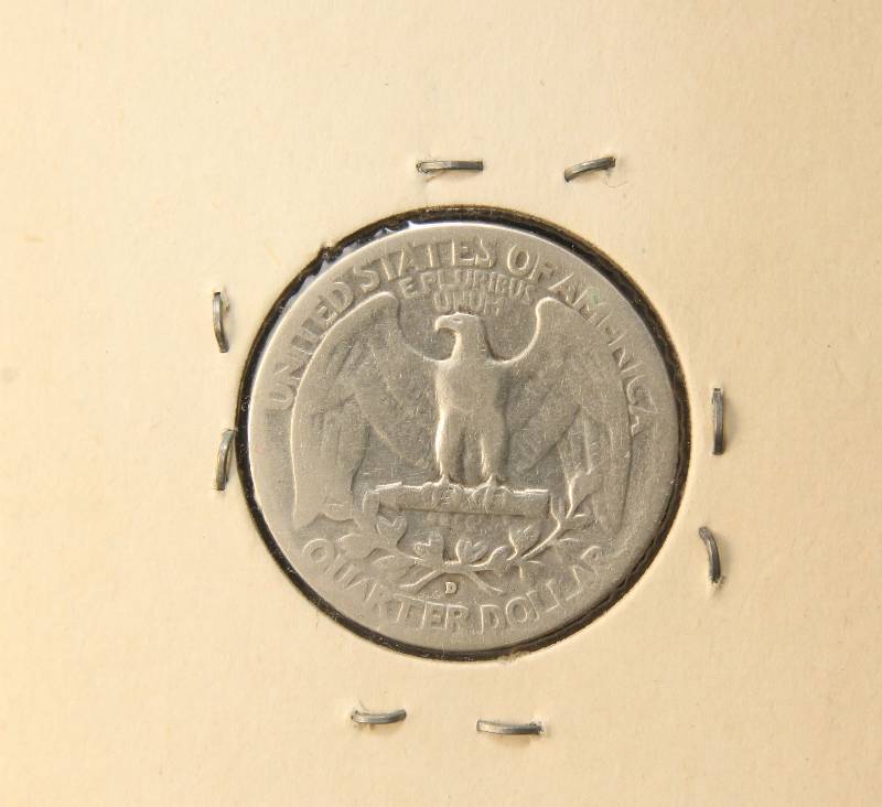 1936-D WASHINGTON SILVER QUARTER