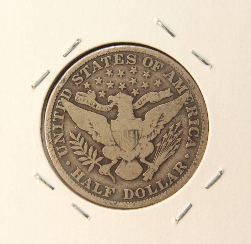 1912 BARBER SILVER HALF DOLLAR