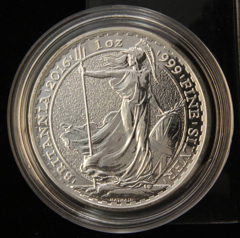 2016 BRITANNIA 1 TROY OZ. .999 FINE SILVER IN AIRTITE