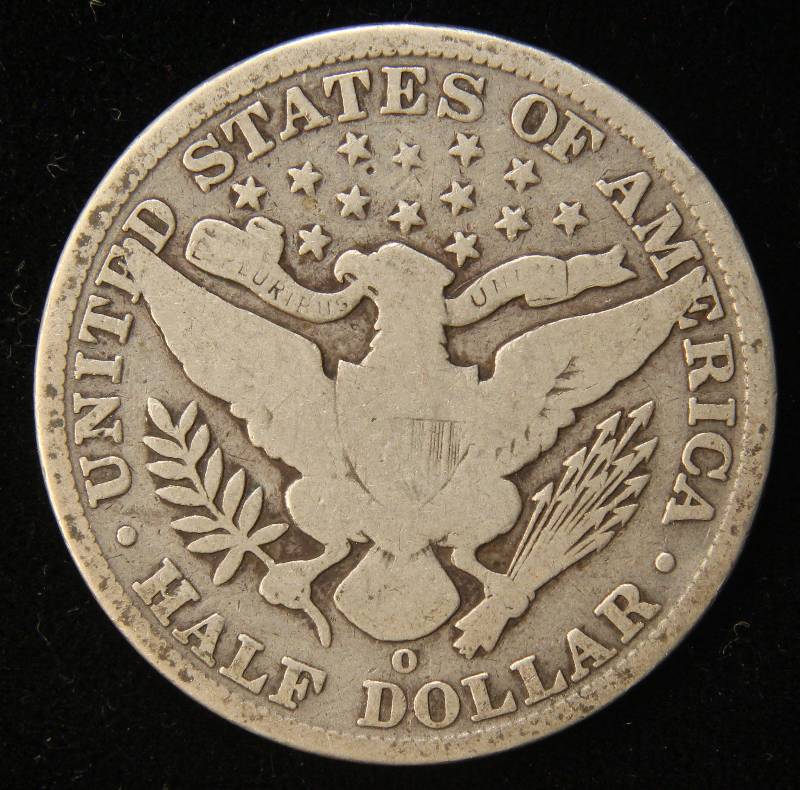 1902-O BARBER SILVER HALF DOLLAR GOOD