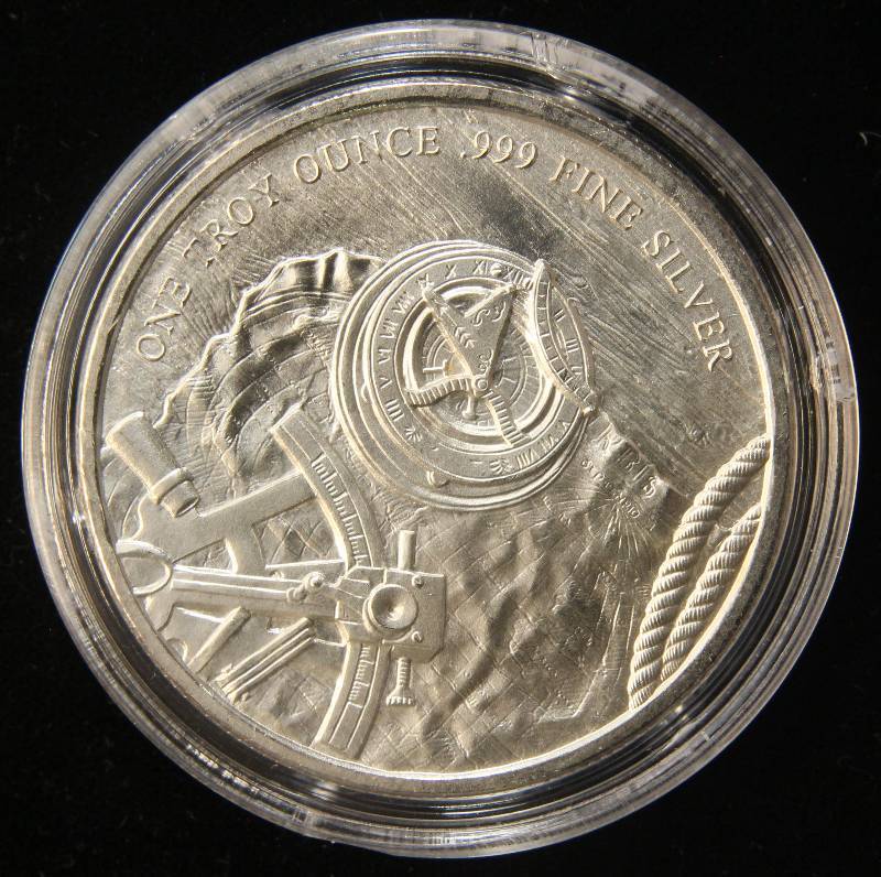 1 TROY OZ. .999 FINE SILVER PROSPECTOR BY SILVERTOWNE IN AIRTITE