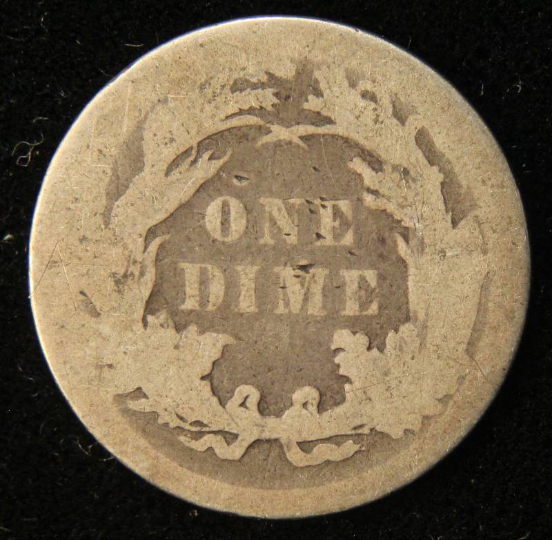 1886 SEATED LIBERTY SILVER DIME