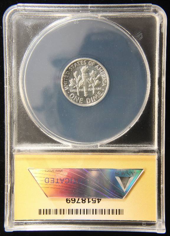 1956 PROOF ROOSEVELT SILVER DIME PF66 ANACS