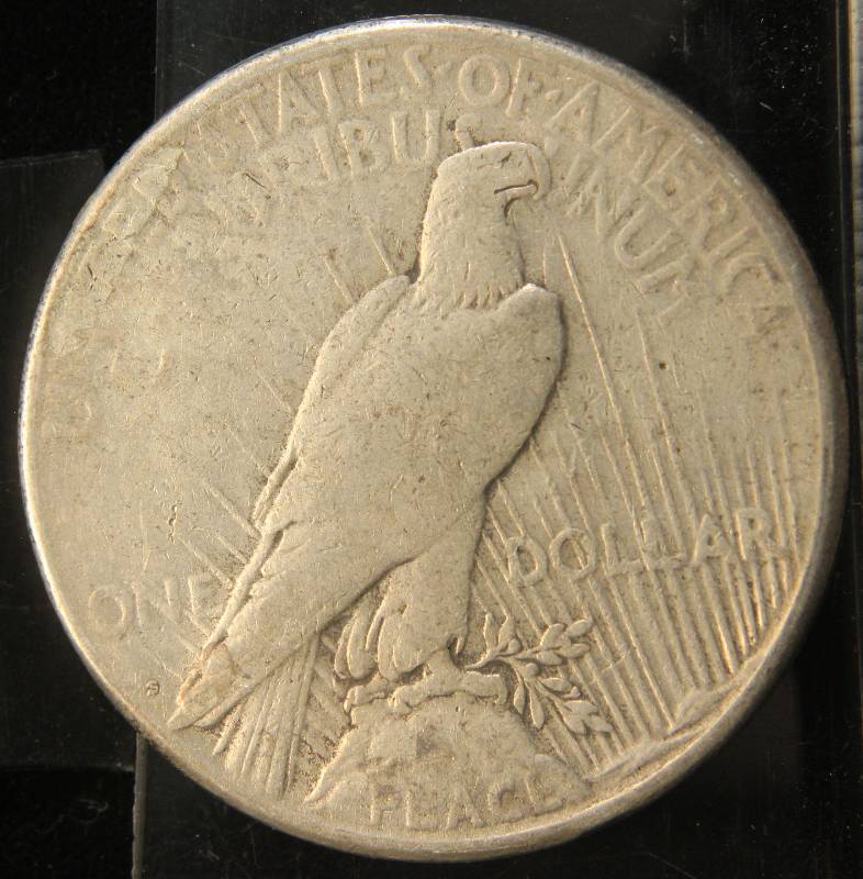 1923-S PEACE SILVER DOLLAR