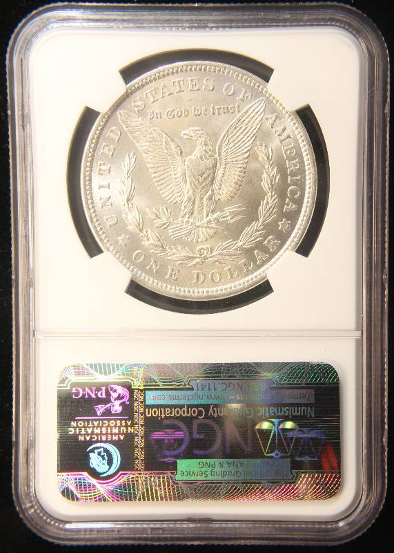 1921 MORGAN SILVER DOLLAR MS62 NGC