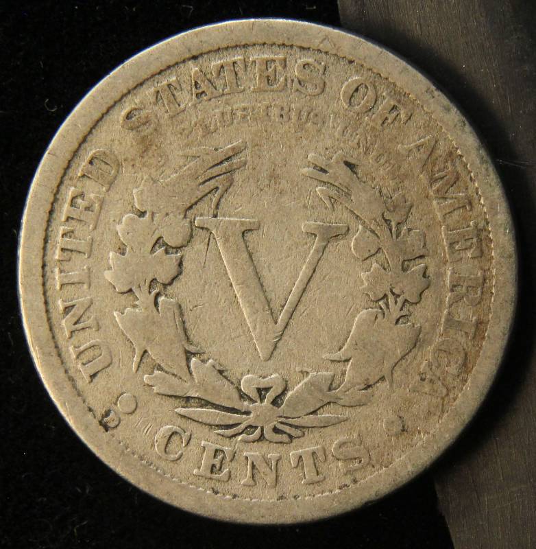 1912-D LIBERTY V NICKEL VG