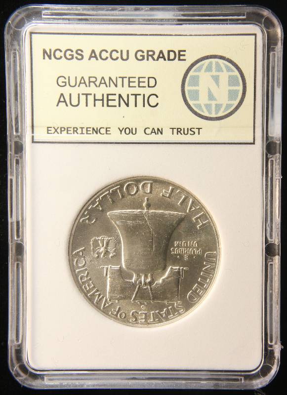 1948-D FRANKLIN SILVER HALF DOLLAR MS65 NCGS