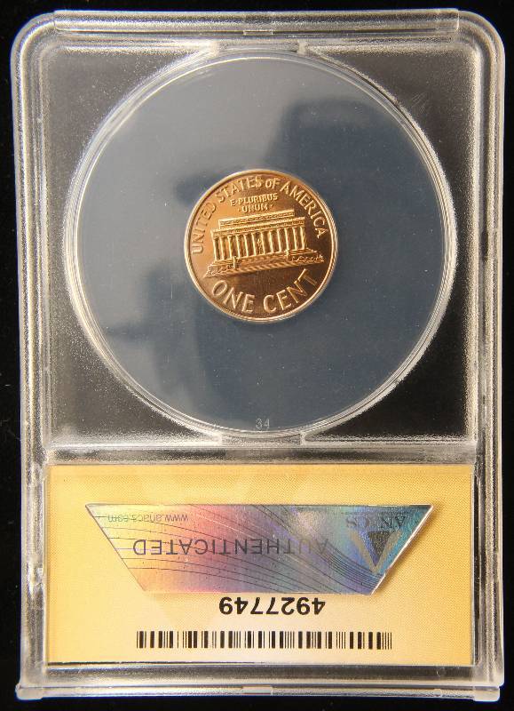 1961 PROOF LINCOLN CENT PF66 RED ANACS