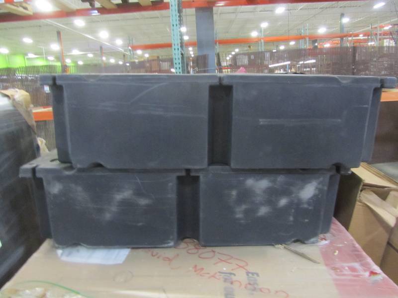 lot 29 image: 48in x 48in dock floats (x2)
