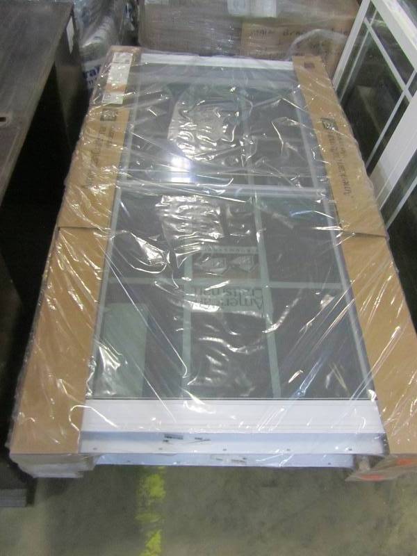 lot 32 image: American Craftsman 29.75 in. x 56.75 in. 70 Series Double Hung White Vinyl Window with Nailing Flange (x3)