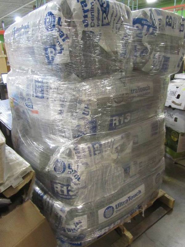 lot 39 image: UltraTouch 16.25 in. x 94 in. R13 Denim Insulation (x8 rolls)