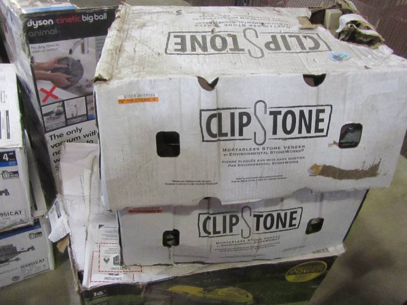 lot 51 image: ClipStone Ledgestone Ash Flats 26-34 in. x 16 in. 8 sq. ft. Manufactured Stone (25-Piece per Carton) (x2)