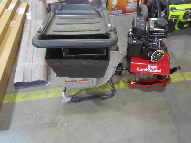 lot 82 image: brushmaster 3 chipper shreader earthquake tiller