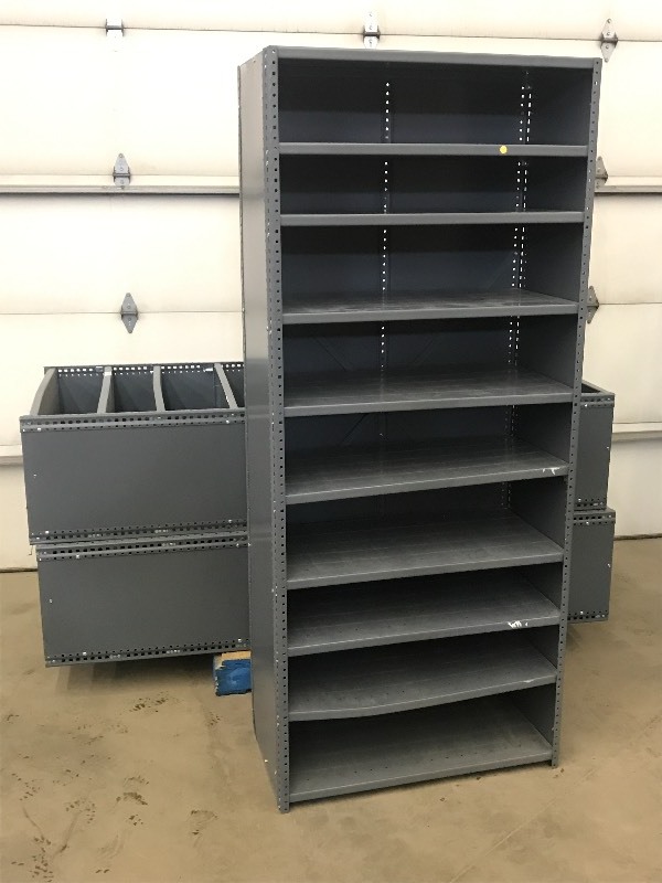lot 1 image: Lot Of (3) 18x36x7ft Steel Shop ...