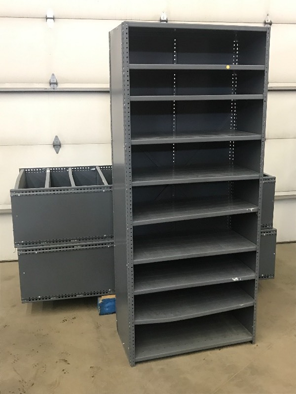 lot 3 image: Lot Of (3) 18x36x7ft Steel Shop ...