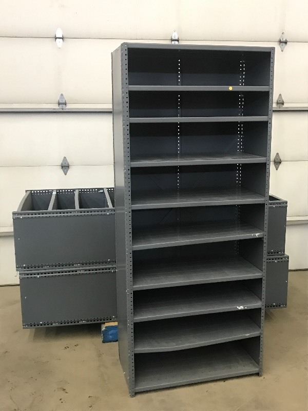 lot 6 image: Lot Of (3) 18x36x7ft Steel Shop ...