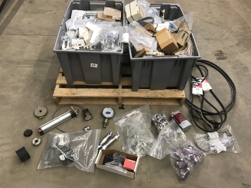 lot 28 image: (2) Large Storage Totes Full Of Ass...