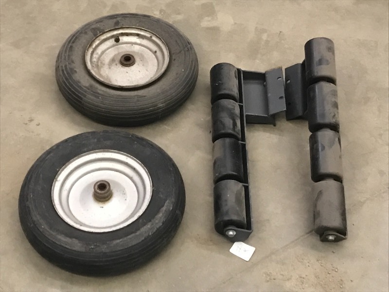 lot 42 image: Lot Of (2) Wheel Barrel Tires & (2...