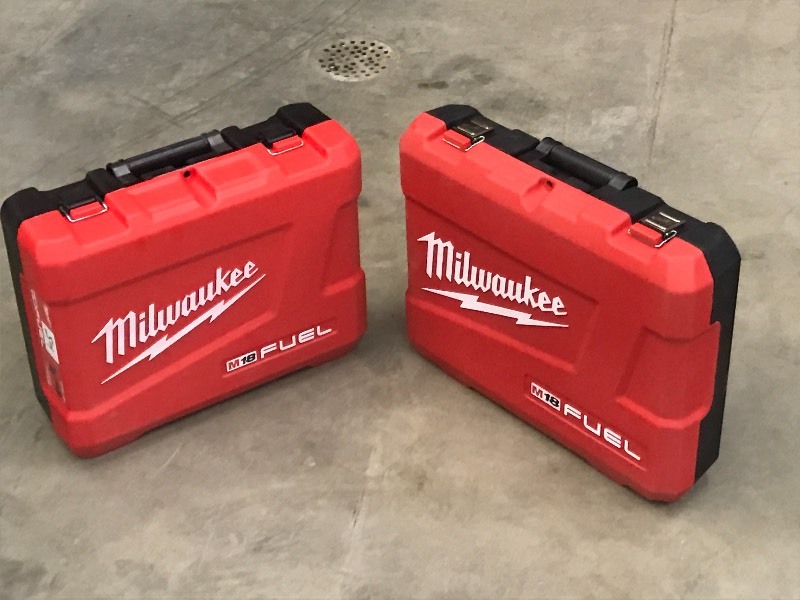 lot 54 image: (2) Empty Milwaukee Tool Cases ...