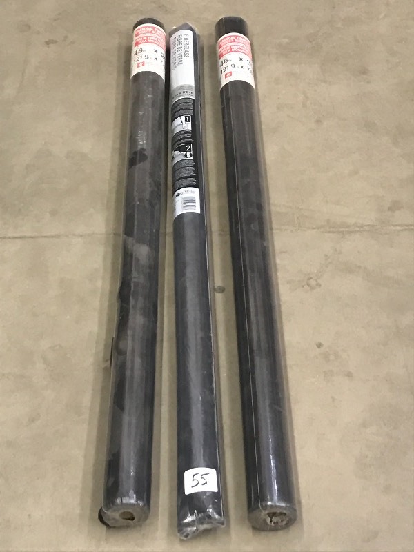 lot 55 image: (3) Unused Rolls Of 48x25ft Genera...