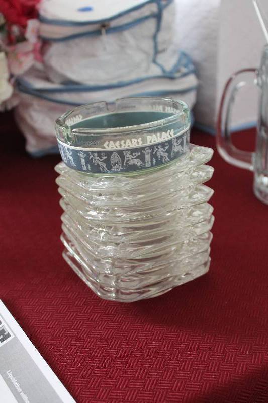 Lot of (10) Glass Ash Trays