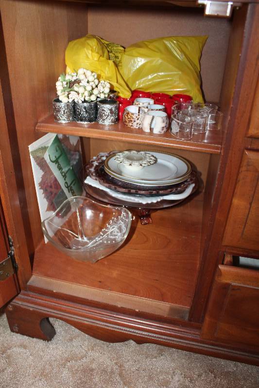 Glass Serving Dishes, Napkin Holders