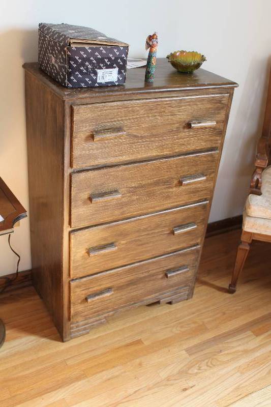 4-Drawer Wood Dresser