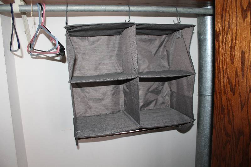 Hanging 4-Cubby Closet Organizer