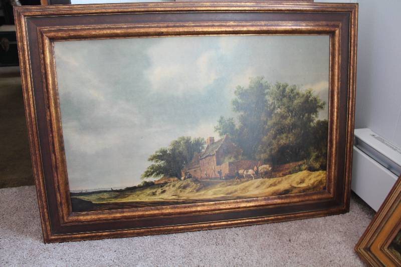 Farm Land Framed Wall Art