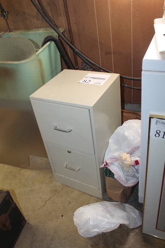 2-Drawer Locking Metal File Cabinet