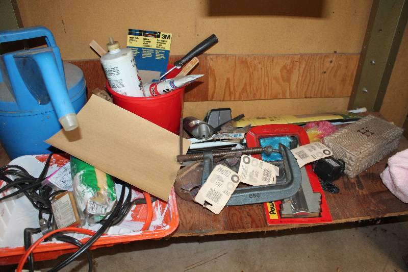 C-Clamp, Sandpaper, Glue, Hardware, And More