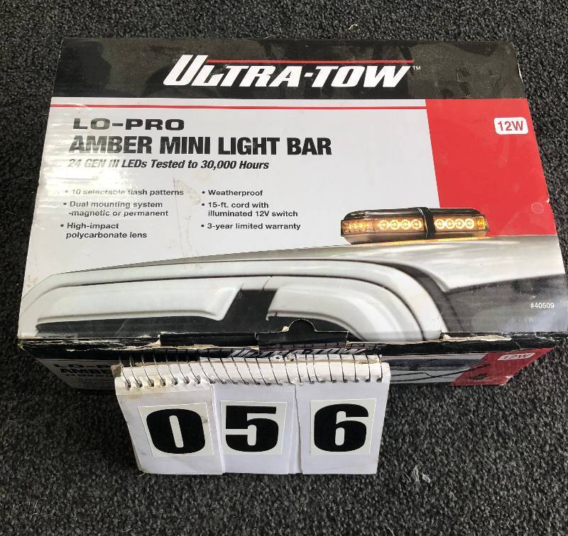 lot 56 image: Ultra-Tow Mini LED Light Bar  Amber, MagneticMount