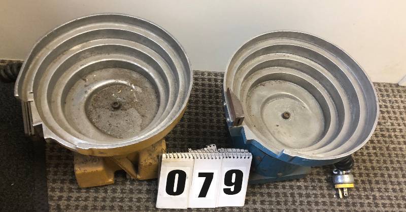 lot 79 image: Lot of (2) Vibratory Parts Bowls