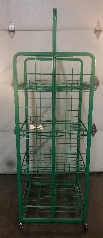 lot 73 image: Retail Display Rack - Green