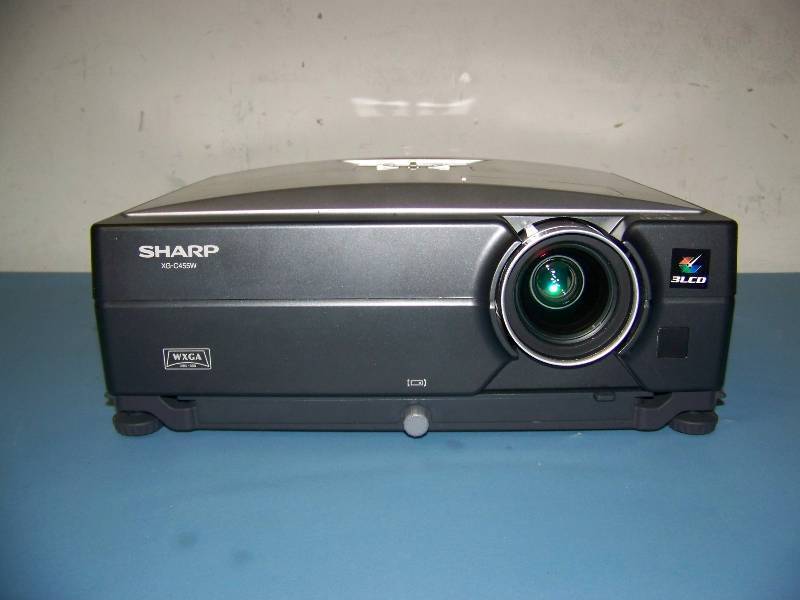 Sharp, XG-C455W, LCD Projector with Remote Control, Cables and Travel Bag