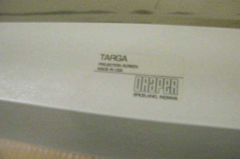 Draper Targa Motorized  Electric Projection Screen