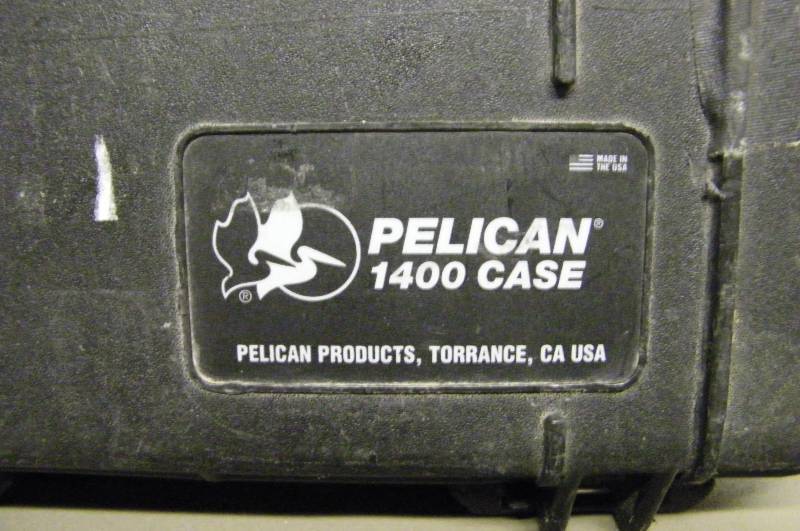 Pelican 1400 Waterproof, Crushproof & Dustproof Ultra-High Impact Polypropylene Case
